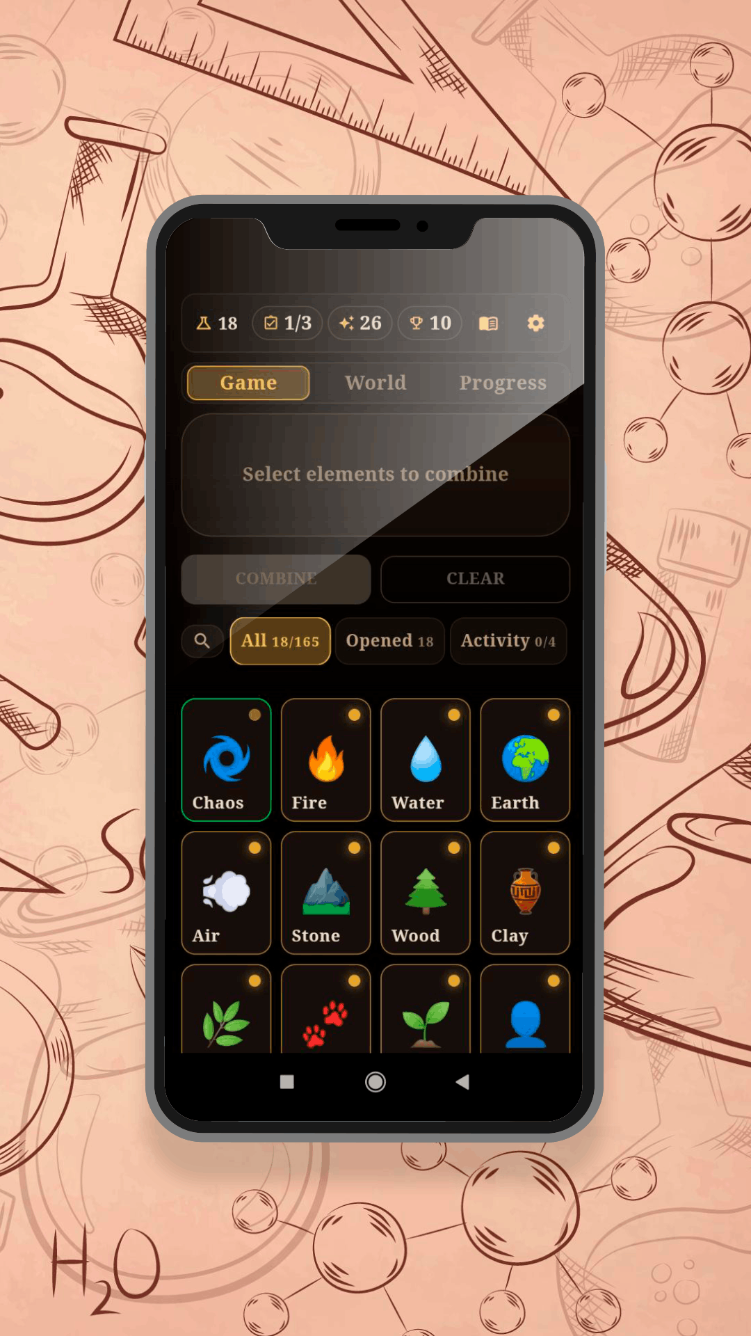 Screenshot 1 for Codex of Alchemy